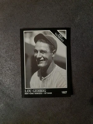 1991 The Sporting News Conlon Collection - 1927 Yankees Lou Gehrig #111 - Image 1 of 2