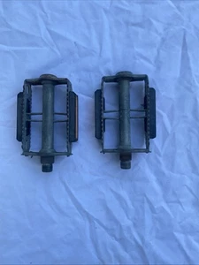 Vintage BMX KKT RT-E Rat Trap Bicycle Pedals MTB Race 9/16 Old School - Picture 1 of 3