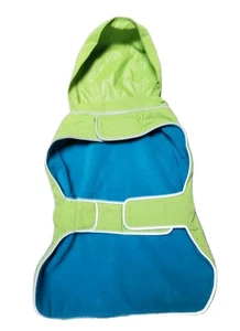 Old Navy Hundejacke Regenmantel mit Kapuze klein grün - Bild 1 von 8