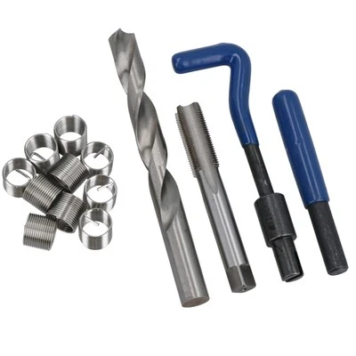 M14 x 1.25mm Metric Thread Repair Kit Helicoil Set for Damaged Threads 15pc - Image 1 of 4