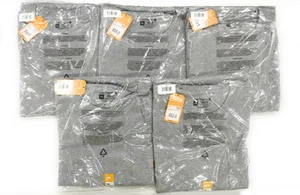 Lot of 5 NEW Carhartt 2XL Loose Fit Heavyweight Longsleeve T-Shirt K126-HGY Gray - Picture 1 of 3