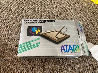 Vtg 1983 Atari Touch Tablet w/ Atari Artist Software RX 8053 in original box - Image 1 of 4