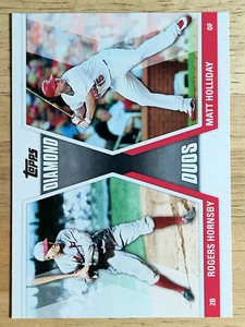2011 Topps Diamond Duos #HHO Rogers Hornsby/Matt Holliday - Foto 1 di 2