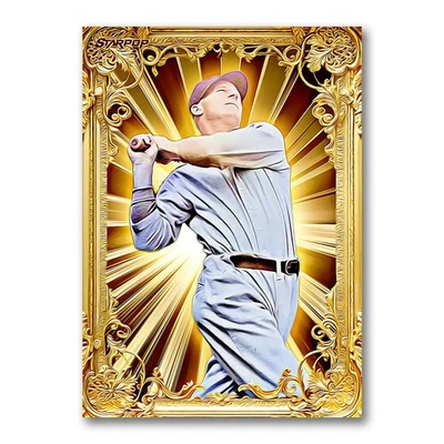 Goose Goslin Golden Icon Card 01/20 Starpop Signed Fine Art Print - Image 1 of 2