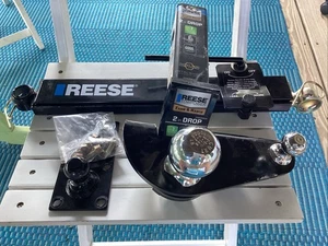 Reese Towpower 2” Ball 2” Drop Trailer Sway Stabilizer Kit 6000 Lb Truck Hitch - Picture 1 of 17