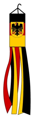 Germany Eagle 5ft Long Super Shiny Windsock German Windsock Foto 1 de 2