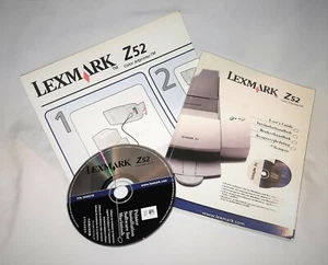 Lexmark Z52 Colour Jet Printer Manual User Guide Software CD Quick Start Guide - Picture 1 of 4