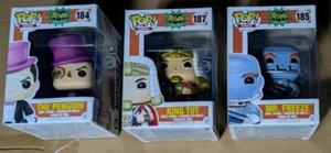 Funko - Batman Classic 1966 TV Set of 3 Pops - BRAND NEW - Protectors - Picture 1 of 6