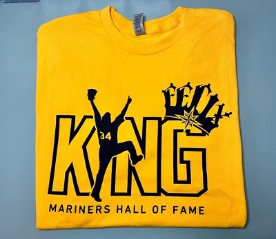 Seattle Mariners Hall of Fame King Felix Hernandez T Shirt  SGA 8/12/23 XL NEW - Image 1 of 2