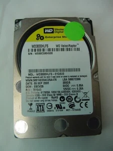 300GB WESTERN DIGITAL WD VELOCIRAPTOR SATA LAPTOP 2.5" HARD DRIVE WD3000HLFS - Picture 1 of 3