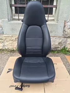 Original Porsche 911 996 Sitz Fahrer Anthrazit Leder Fahrersitz Driver Seat - Bild 1 von 11