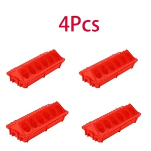Flip Top Bird Small Poultry Feeder 12Holes for PigeonQuailChick Rutin chicken - Picture 1 of 11