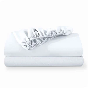 Bare Home 2 Pack Fitted Sheets - Premium 1800 Collection - Ultra soft - Picture 1 of 80