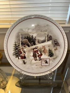 *RARE* Villeroy & Boch Winter Souvenirs - Cake Plate, 12” - Picture 1 of 3