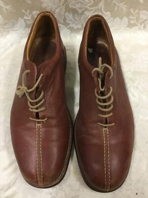 Zapato informal Sandro Moscoloni 11.5D Vineyard encaje 43 cuero tostado suela de gel comodidad Foto 1 de 4