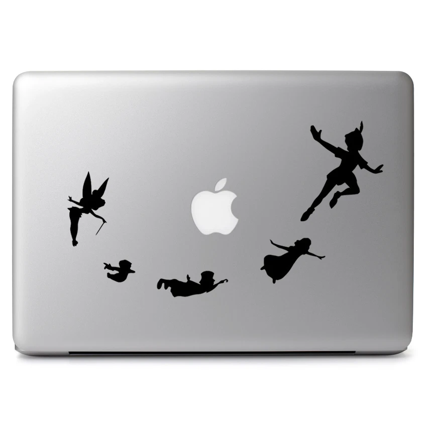 Peter Pan Flying Tinkerbell for Macbook Air/Pro Laptop Car Vinyl Decal Sticker - Image 1 of 4