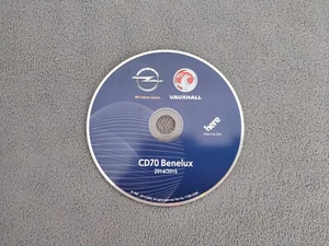 CD Navigation OPEL CD70 NAVI BELGIUM NETHERLANDS LUX 2014/2015 CD70 Final Update - Bild 1 von 2