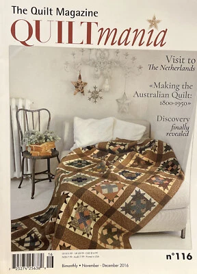 Quiltmania The Quilts Magazine No. 116 Nov/Dec 2016 - Image 1 of 4