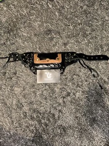 Vicenzo echt italienisches Leder schwarz braun Gürteltasche Tasche Handtasche Bauchtasche - Bild 1 von 15