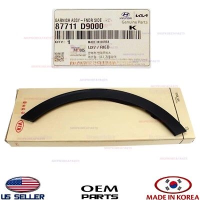 Genuine Front Fender Wheel Molding LEFT Driver Side ⭐OEM⭐ Kia Sportage 2017-2022 - Image 1 of 4