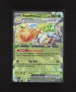 Espathra ex 006/091 Paldean Fates Ultra Rare Holo Pokemon Card - Picture 1 of 5
