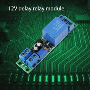 DC12V einstellbar Signal Trigger Ausschaltverzögerung Zeitschalter Relais Modul - Bild 1 von 12