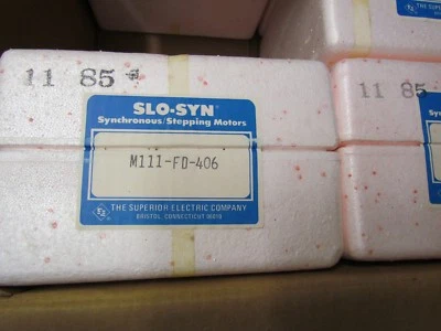 NEW Old Stock Superior Electric M111-FD-406 Slo-Syn Synchronous Stepping Motor  - Image 1 of 4