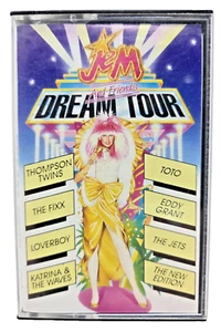 Jem and the Holograms and Friends Dream Tour Cassette 1987 Hasbro G+/VG- RARE - Picture 1 of 5