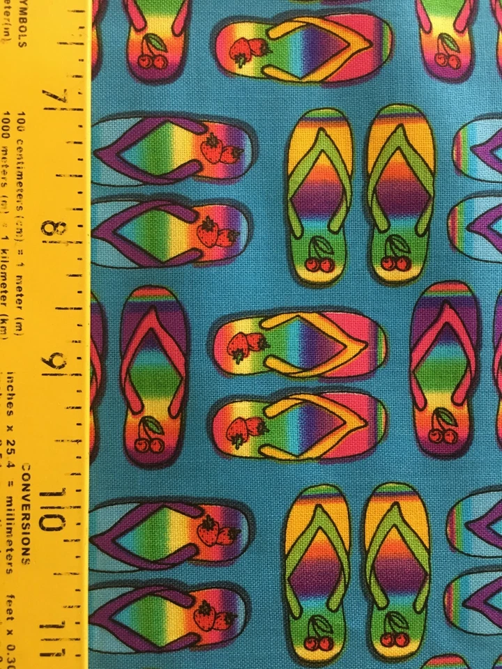 Flip Flops Headgear by Fabriquilt Inc. Patt 7966 29 inches long - Image 1 of 1