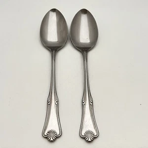 Handtuch Edelstahl Oval Platz Suppe Löffel Supreme Besteck Japan 7 3/8 2-teiliges Set - Bild 1 von 8