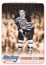 2011-12 Upper Deck Hockey Heroes 1950s #HH5 Johnny Bucyk