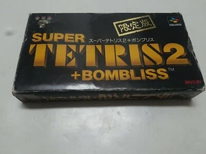 SUPER TETRIS 2 + BOMBLISS Nintendo Super Famicom SNES Puzzle Game Japan - Picture 1 of 6