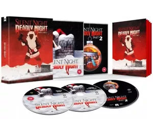 Silent Night Deadly Night Parts 1 & 2 - Limited Edition (3 Disc Set) 101 Films - Picture 1 of 2