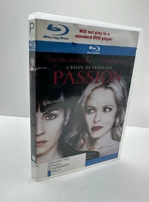 Passion - Blu-ray - (2012) protagonizada por Rachel McAdams - Antiguo alquiler de biblioteca Foto 1 de 4