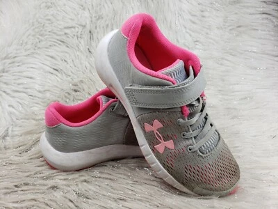 Zapatillas UNDER ARMOUR Gris Rosa Fácil de Montar Talla Juvenil US 2Y EUR 33.5 Foto 1 de 4