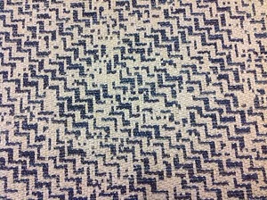 Jane Churchill Small Ric Rac Upholstery Fabric- Cortege / Blue 1.50 yds J788F-02 - Picture 1 of 3