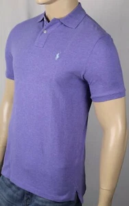 Ralph Lauren Purple Mesh Polo Shirt Classic Fit Blue Pony NWT - Picture 1 of 1