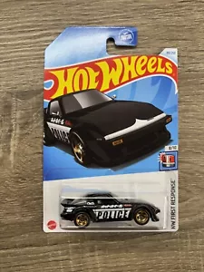 2024 Hot Wheels HW First Response Mazda RX-7 black 80/150 - Picture 1 of 3