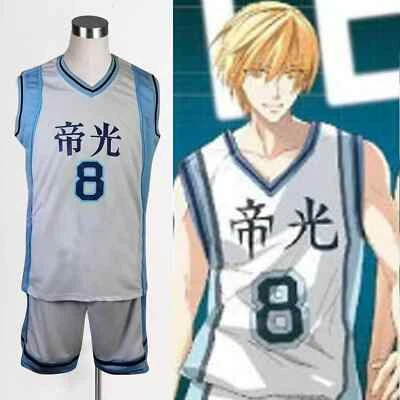Camiseta deportiva de baloncesto Kuroko's Kuroko No Basuke Teikou Middle School No.4 No.6 No.7 Foto 1 de 4