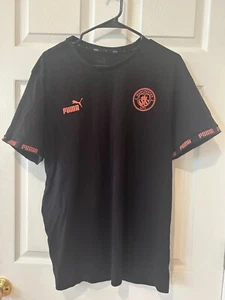 Manchester City Herren Puma schwarz Training T-Shirt/Trikot Gr. XL - Bild 1 von 7