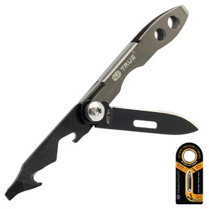 TRUE UTILITY Taschenmesser Tweezer Mini Multi Tool Klappmesser Schlüsselanhänger - Bild 1 von 8