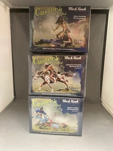 Black Hawk Toy Soldiers Custers's Last Stand Lot of 3 different sets NIB - Picture 1 of 9