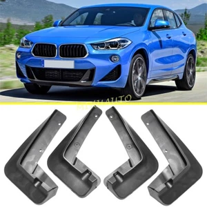 Front & Rear Car Mud Flaps Splash Guards Fender Trims For 2018-2023 BMW X2 F39 - Picture 1 of 7