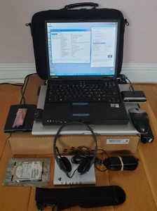 Vintage/RARE Compaq Evo N610c Laptop - Pentium 4, 1GB RAM, 60GB HDD + EXTRAs - Picture 1 of 12