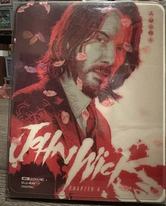 John Wick 4 (2023) Lenticular Slipcover Edition 4K SteelBook. New. Sealed. - Picture 1 of 2