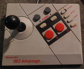 NES Advantage Joystick, Nintendo Video Game Controller NES-026 Tested, Working