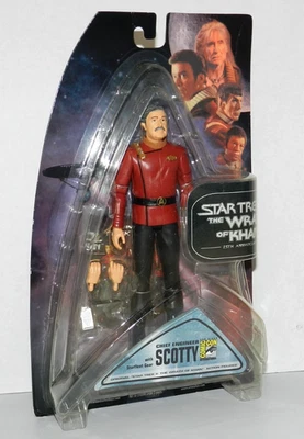 FIGURA ESCOCESA STAR TREK ART ASYLUM LA IRA DE KAHN SDCC NUEVA SELLADA COMIC CON Foto 1 de 3