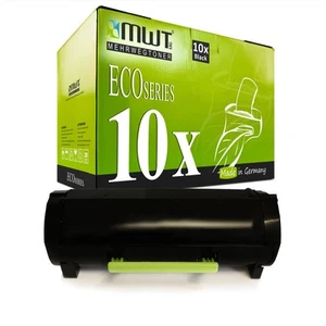 10x Eco Cartridge XXL Replaces Lexmark 60F2X00 602X - Zdjęcie 1 z 2
