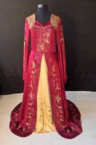 Vestido Bindalli Verde Tradicional, Disfraz de Sultán Turco para Mujer, Modelo Otomano - Imagen 1 de 10