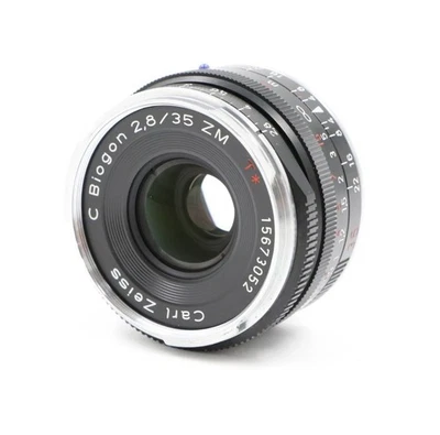 Carl Zeiss C Biogon T* 35mm f2.8 ZM Lens Black for Leica M, mint USA SELLER - Image 1 of 4